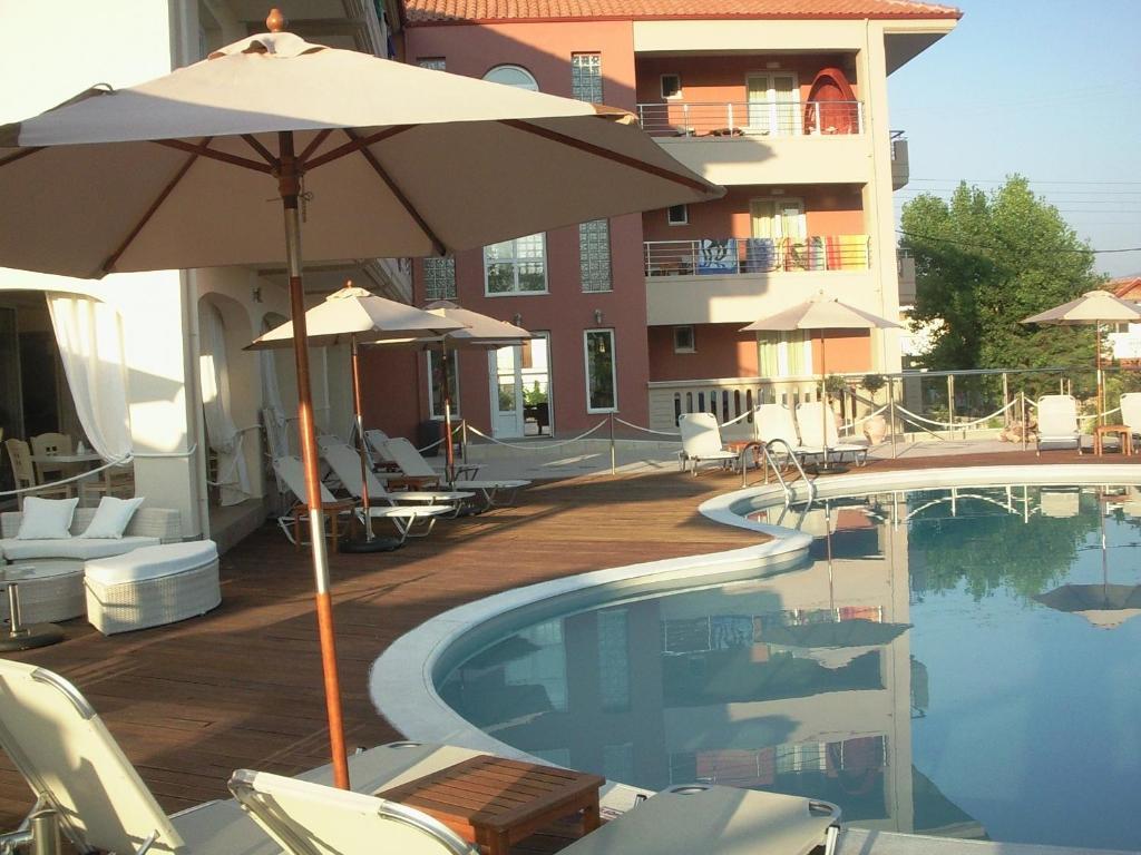 Hotel Ammos Bay Ammoudia Exterior foto
